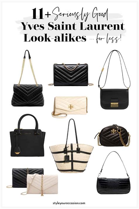 ysl dupe handbag|ysl look alike handbags.